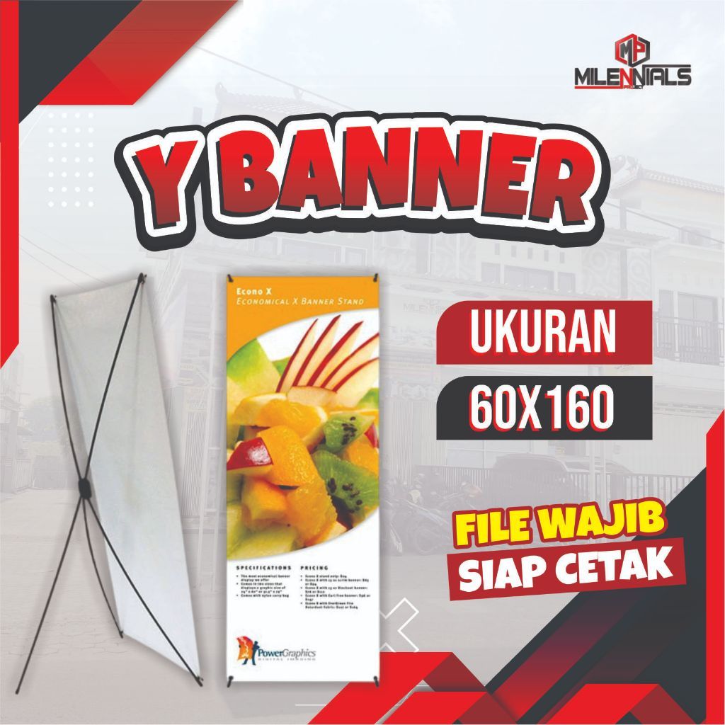 CETAK Y BANNER CUSTOM || Y BANNER STAND || Y BANNER SPANDUK JUALAN
