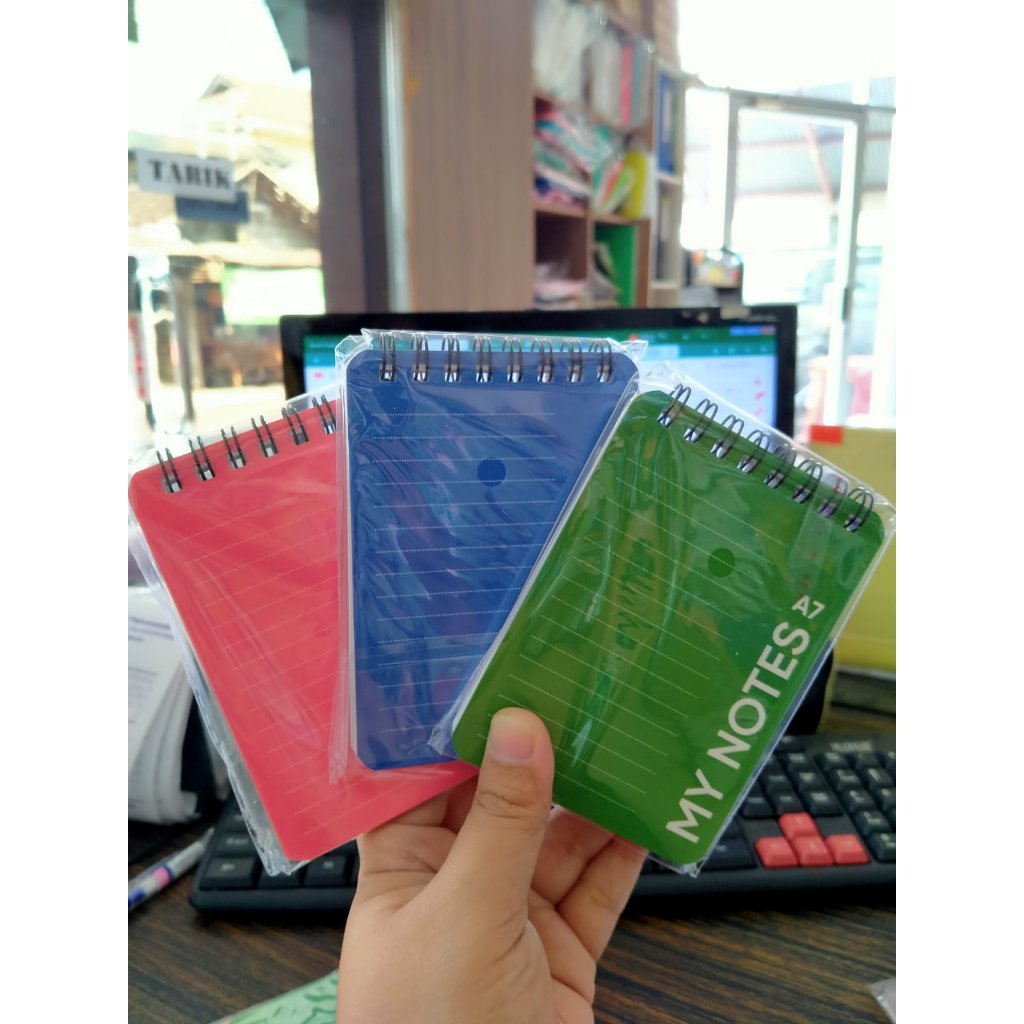 NOTES SPIRAL A7 NOTES LUCU A7 BUKU SPIRAL LUCU A7 NOTES RING