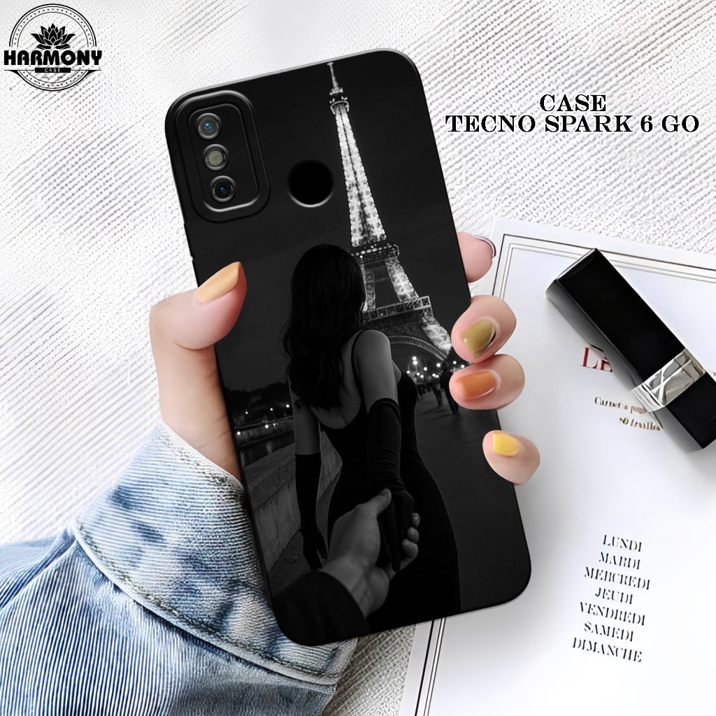 Case Tecno Spark 6 Go Terbaru- Fashion Case  Aesthetic - Softcase Tecno Spark 6 Go - Silikon Pro Cam