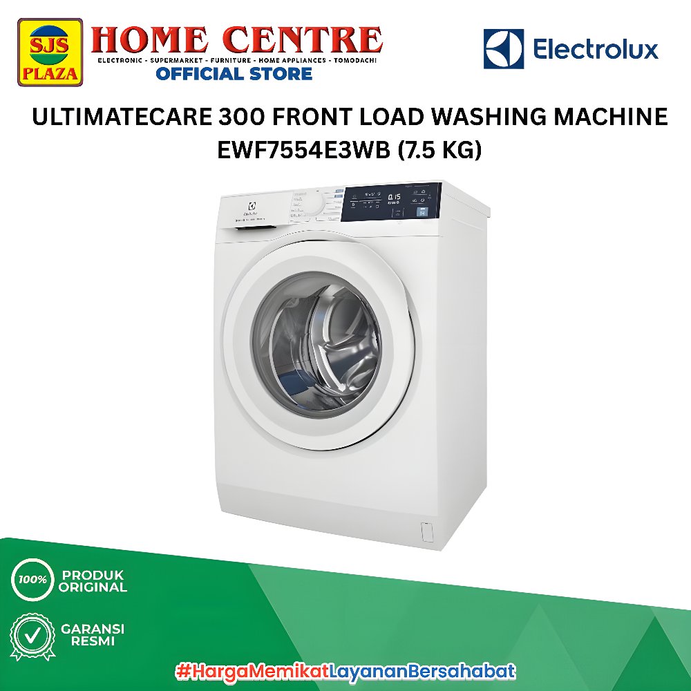 Mesin Cuci ELECTROLUX EWF7554E3WB/ EWF 7554 E3WB/ EWF7554 E3WB