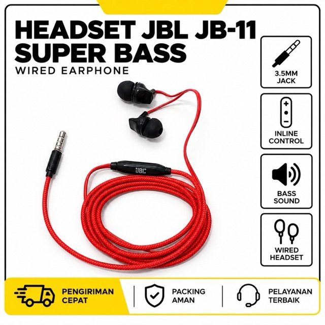 Headset JBL JB-11 super bass
