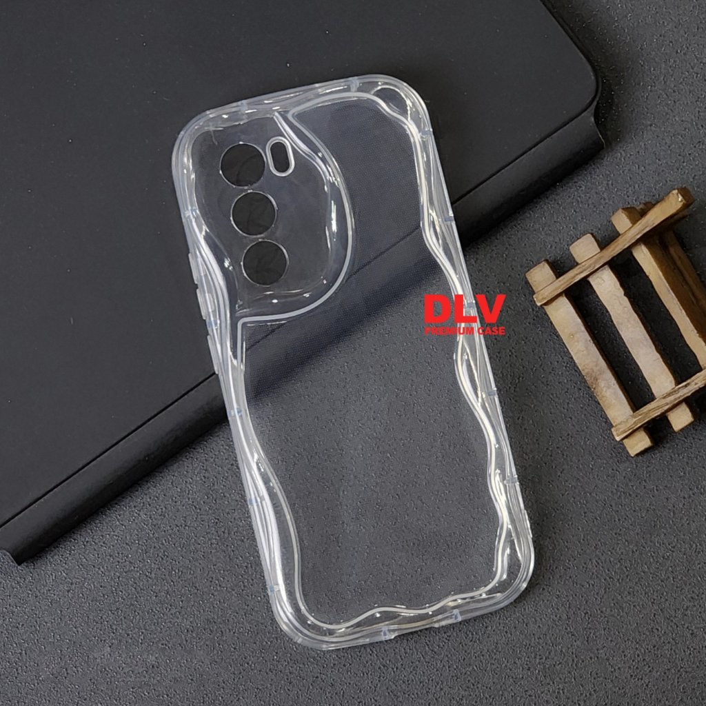 OPPO RENO 12 5G OPPO RENO 12F OPPO RENO 12 PRO CASE MELTING WAVY CLEAR CASE OPPO RENO 12 5G OPPO REN