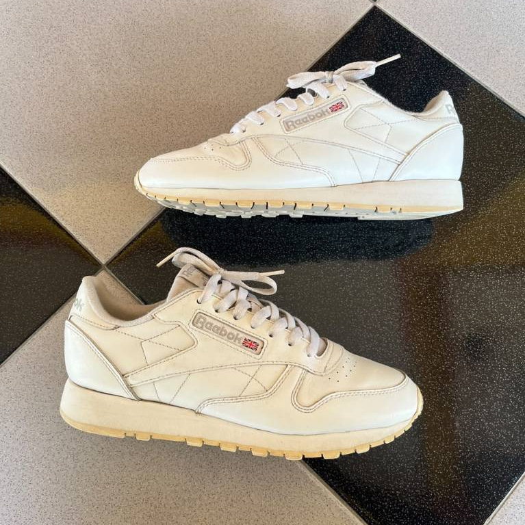Sepatu Reebok Classic Leather Sport Style ORIGINAL | Second Used Good Condition Lengkap | Shoes Casu