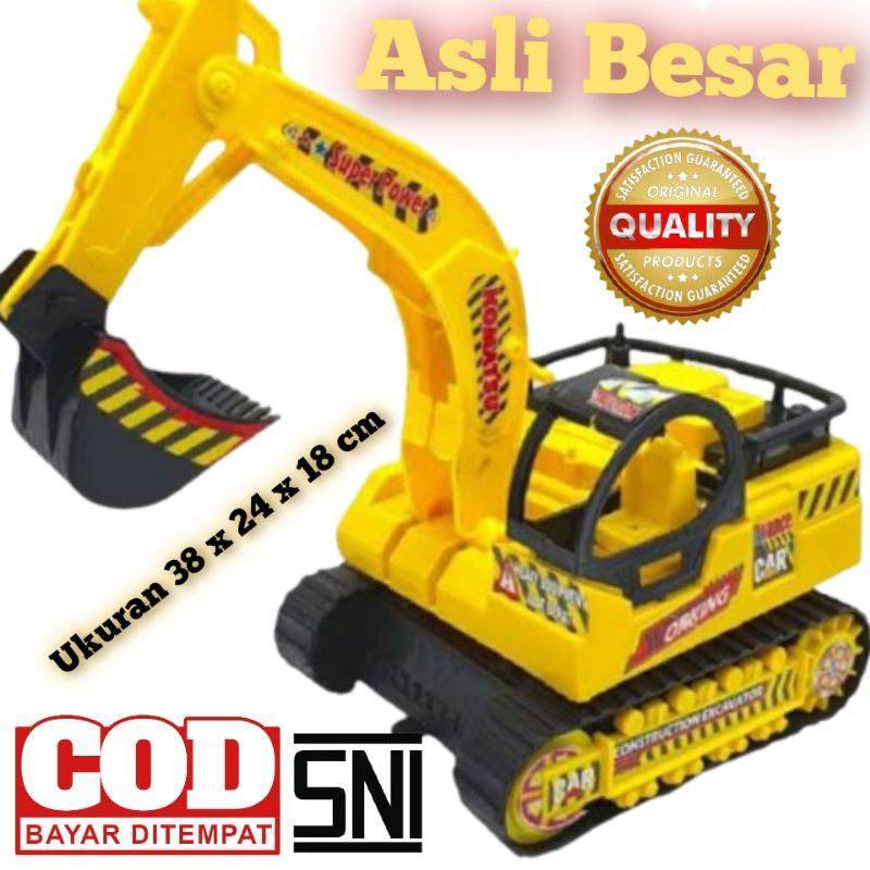 (BISA COD) ST 2119 UKURAN SUPER JUMBO  - MOBIL TRUK BEKO BESAR - MAINAN EXCAVATOR JUMBO EDUKATIF ST 