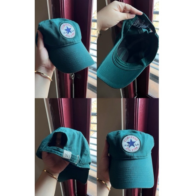 Preloved topi converse all star Original warna hijau tua unisex kasual