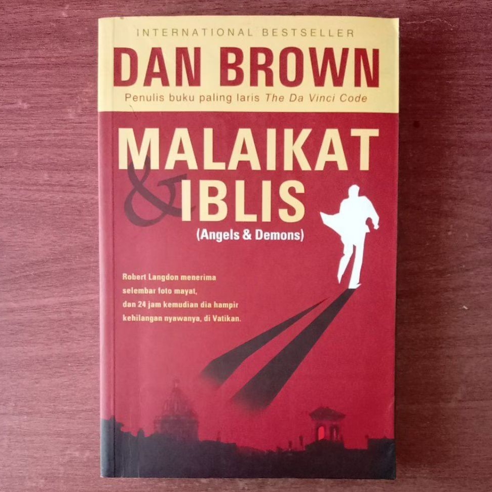 BUKU MALAIKAT DAN IBLIS ANGELS AND DEMONS oleh DAN BROWN