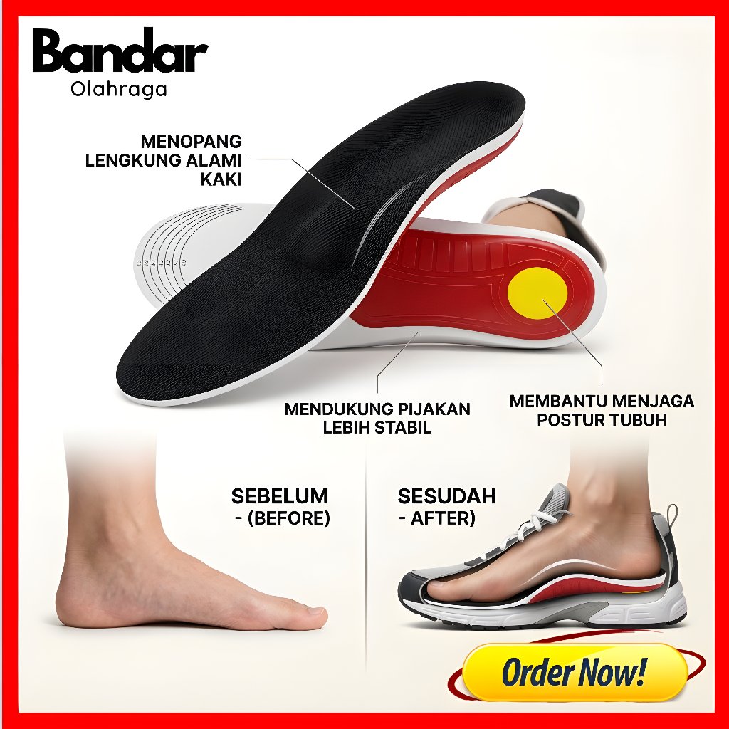 Terapi Arch Support insole medial arch support for flat foot CUSHION