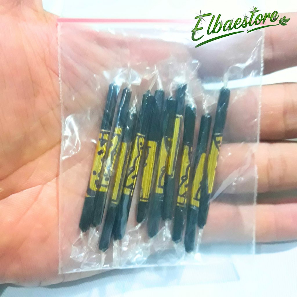Madat Lidi Madat Hitam Turki Eceran Isi 10 Pcs