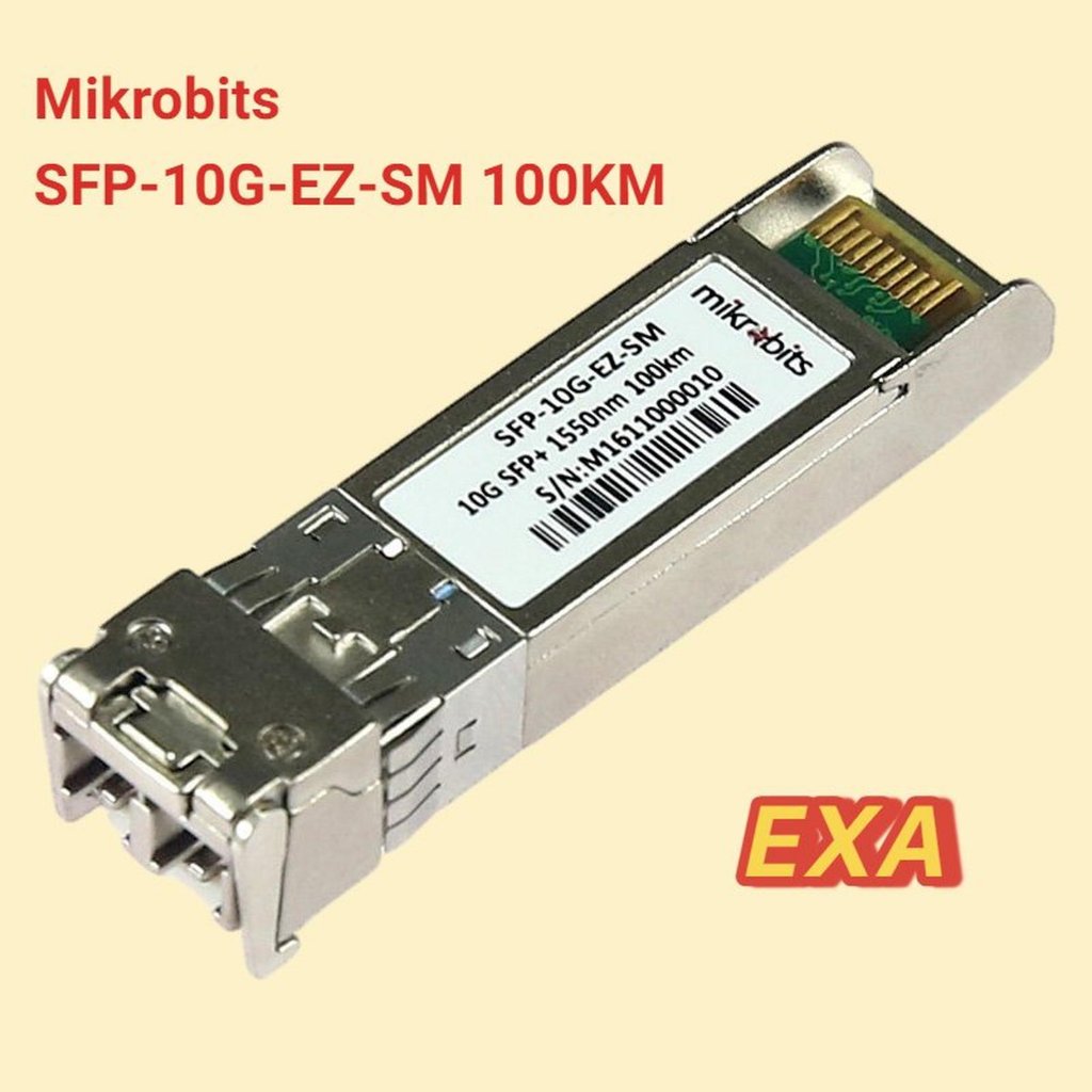 Mikrobits SFP-10G-EZ-SM , 10G SFP+ transceiver Singlemode 1550nm LC 100KM