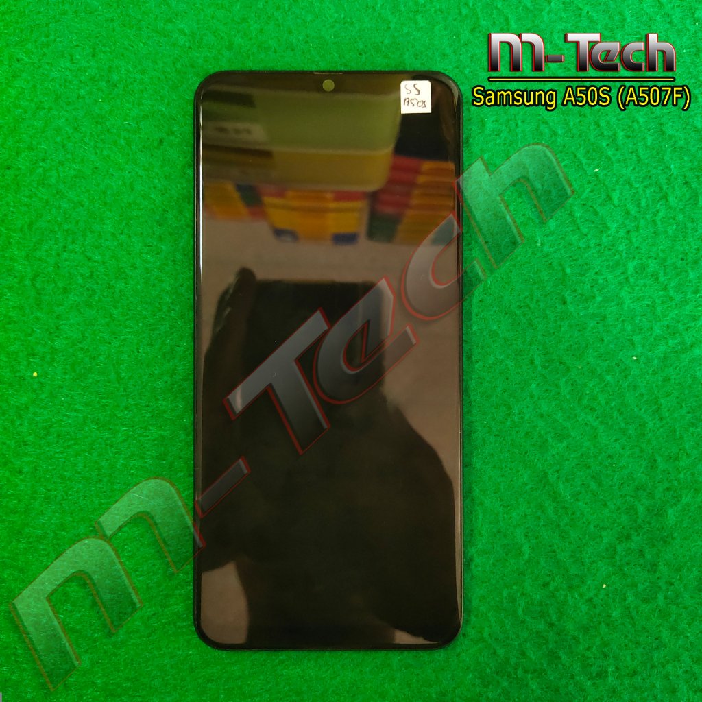 [037] LCD Plus Frame Samsung A50S Minus (Cek Deskripsi)
