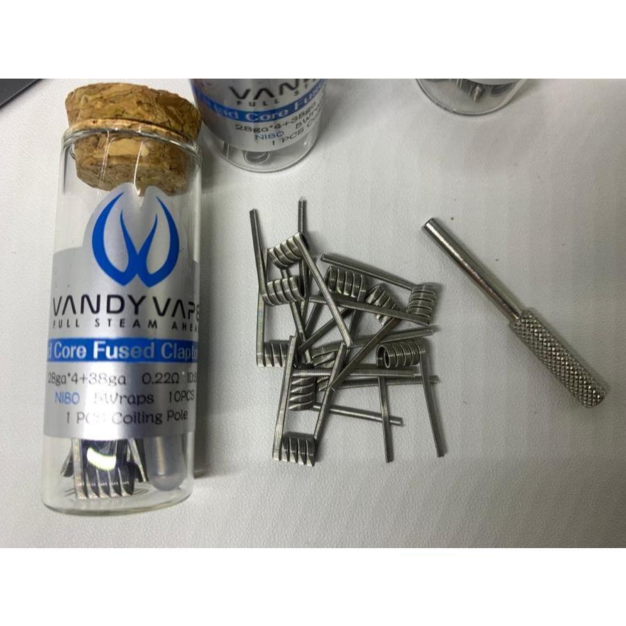 vandy quad core fused clapton alien kawat coil wire 28ga x 4+38ga ori