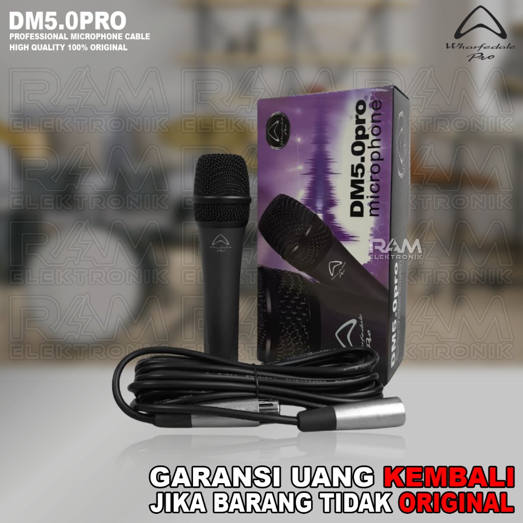 Microphone Mic Kabel WHARFEDALE DM5.0PRO | DM5.0 PRO Original