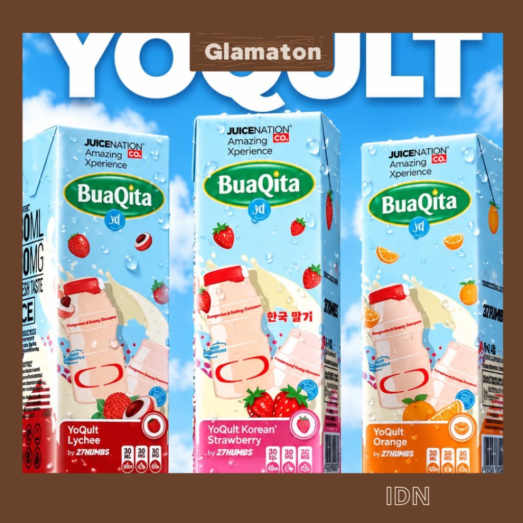 NEW BUAQITA YOQULT KOREAN SERIES SALTNIC 30ML 100% ORIGINAL