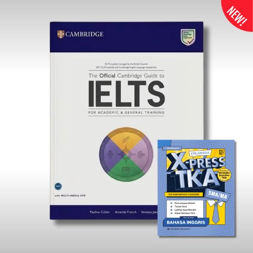 Buku The Official Cambridge Guide To Ielts For Academic & General Training - FREE Erlangga X-Press T