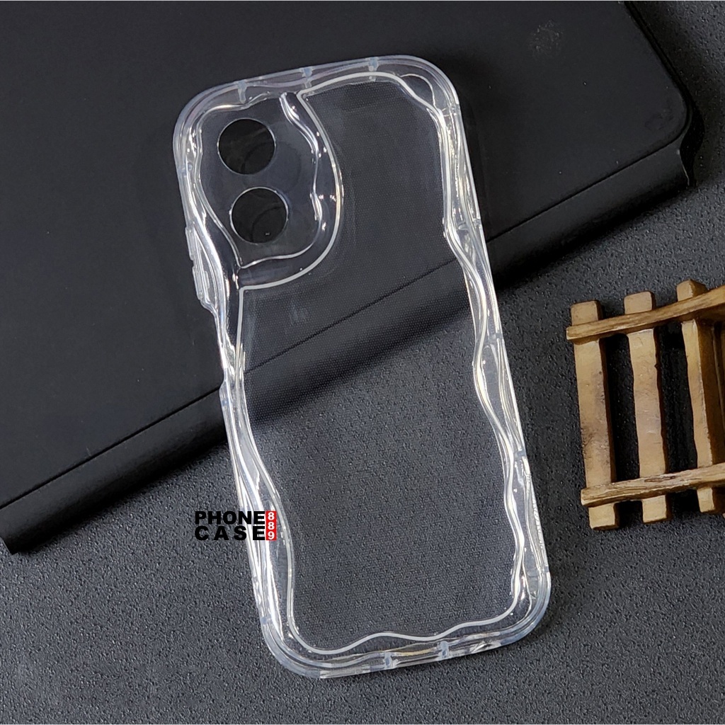CASE OPPO A17 OPPO A17K SOFT CASE MELTING WAVY CHROME CASE G01 OPPO A17 OPPO A17K
