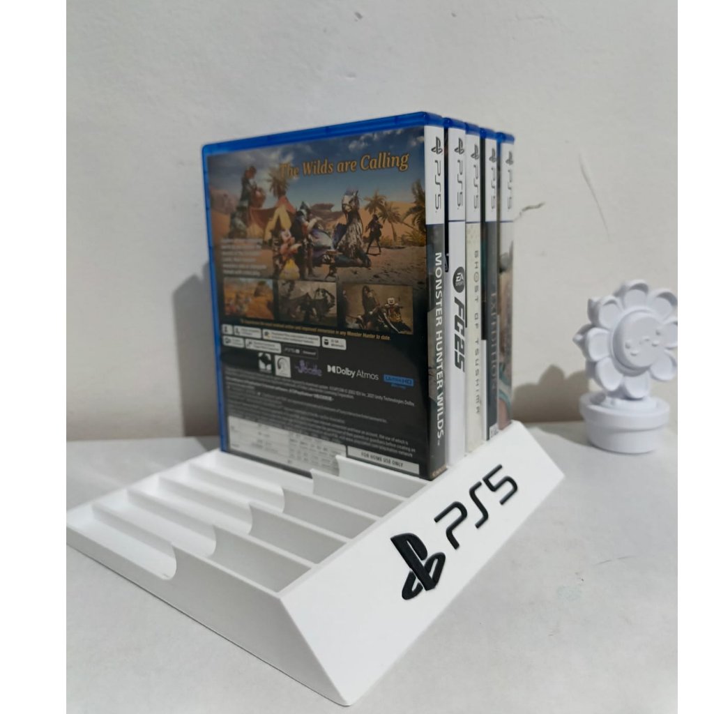 Holder Penyimpanan Disc Game PS5 | Organizer Case Game PS5 | Stand Game PS5