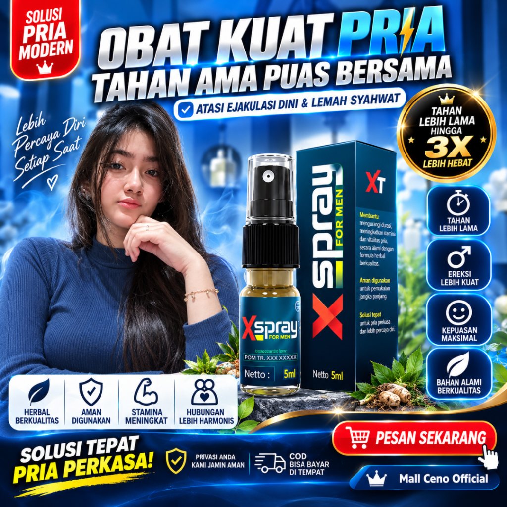 ST Spray ( BPOM ) Obat kuat pria tahan lama 10 ml