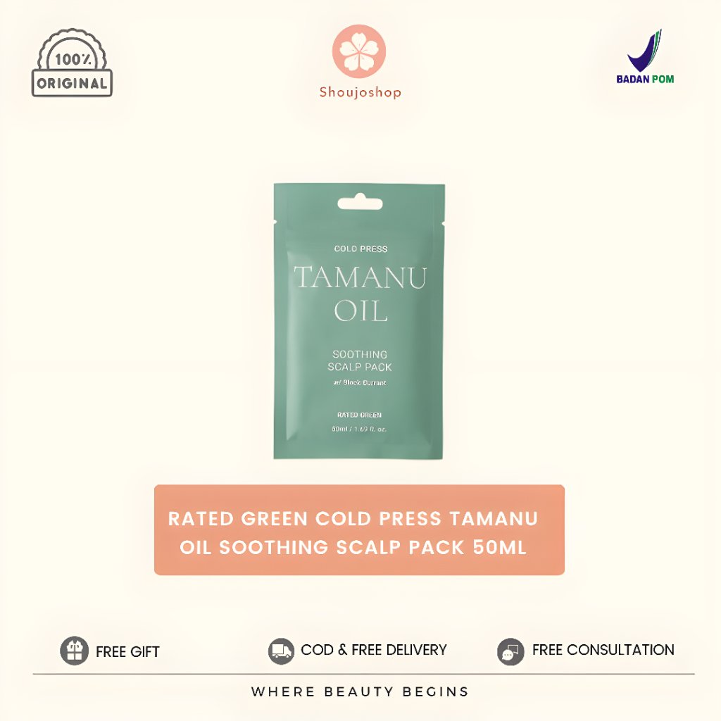 Rated Green Tamanu Oil Soothing Scalp Pack Mask 50ml
