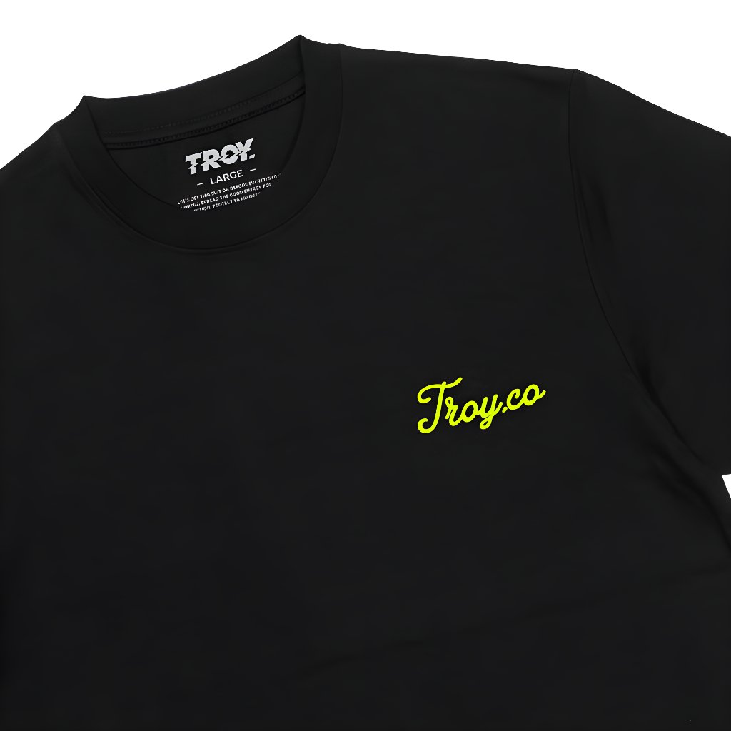 Troy Company T-Shirt Black Cycling Club - Kaos Pria Lengan Pendek Hitam MTD 3722