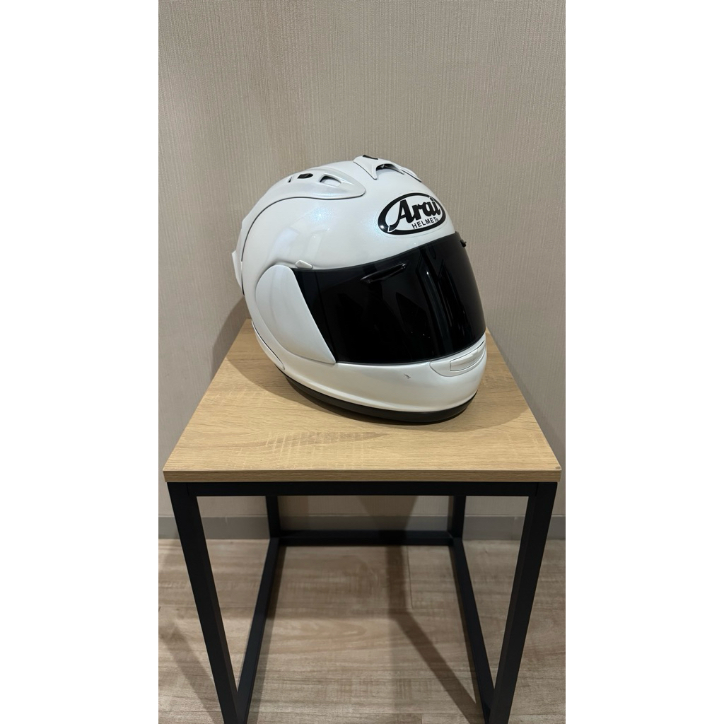 arai rx7 rr5 pearl white