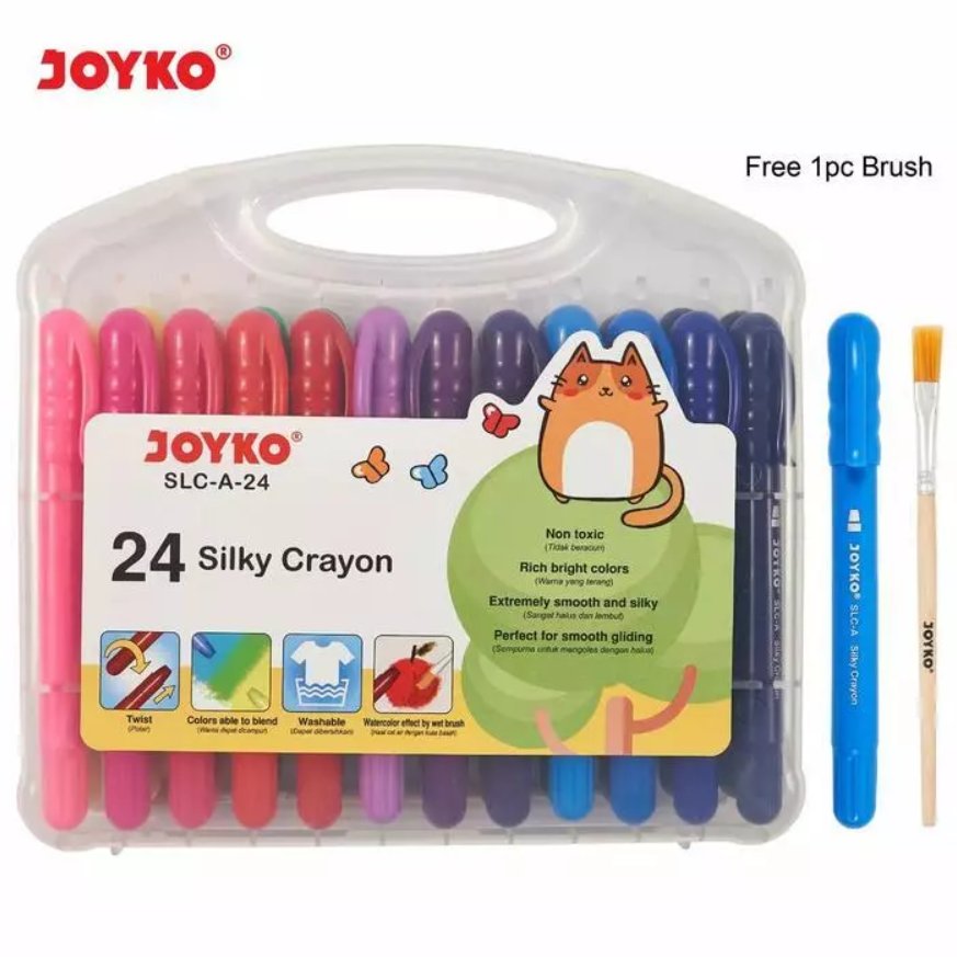 Crayon silky Joyko / Krayon Silky Joyko isi 24
