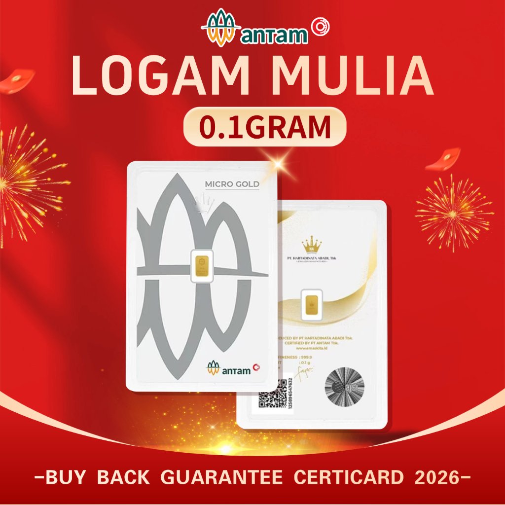 Produk baru Antam: Hartadinata 0,1 gram emas logam mulia