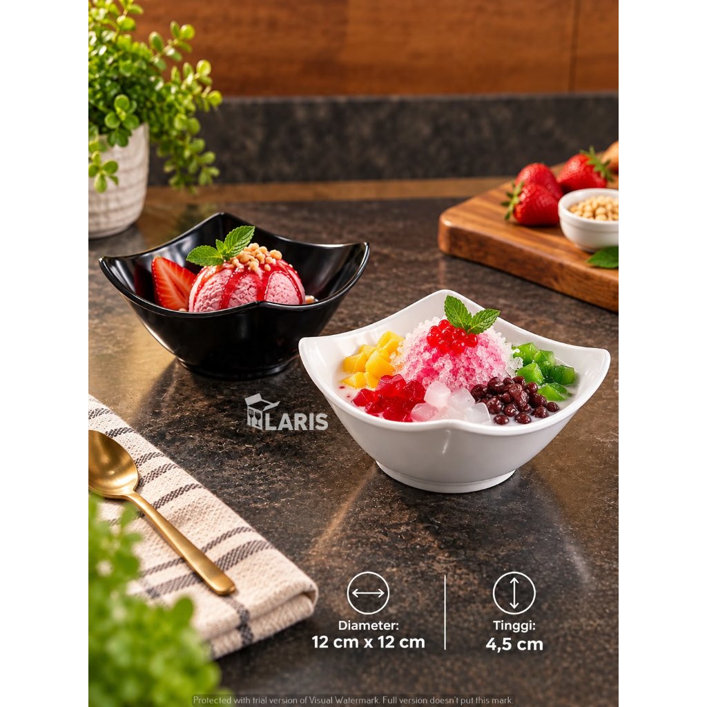 Mangkok Melamin Merk Onyx 12cm AMK45 Mangkok Kuah Sup Es