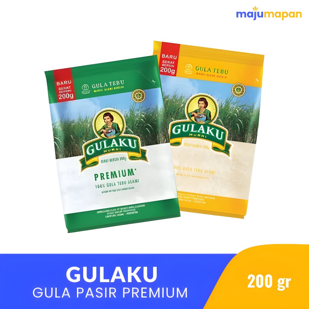 Gula Pasir GULAKU 200gr