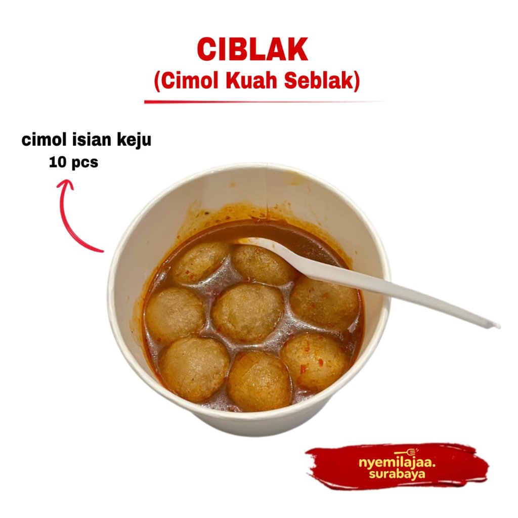 Cimol isi keju kuah seblak - cimol kuah seblak - seblak cimol - ciblak