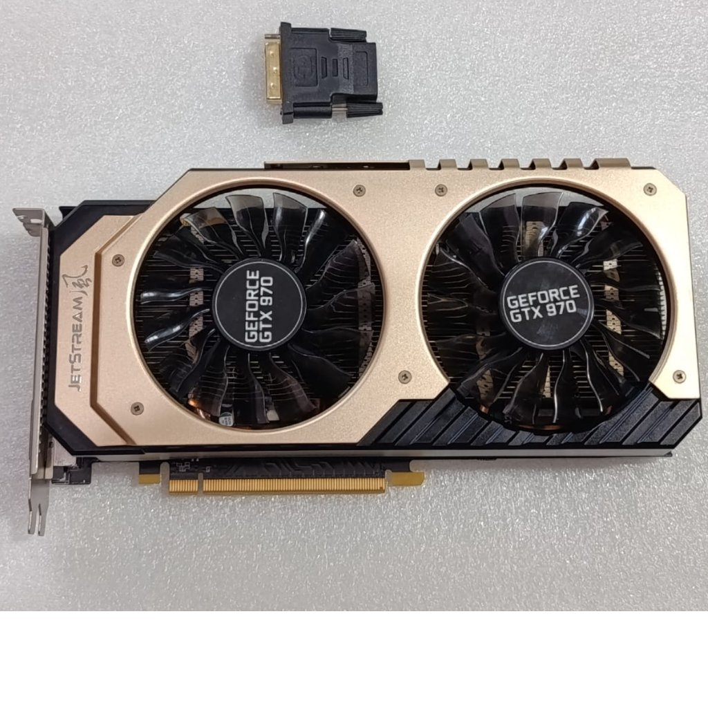 PALIT JETSTREAM GTX 970 4GB 256BIT DDR5 LIKE NEW FREE CONVERTER