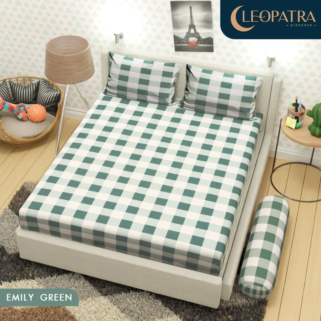 CUCI GUDANG Sprei Cleopatra Uk 160 / 180 T 20 Katun / Motif Anak Minimalis Bunga / Halus Lembut