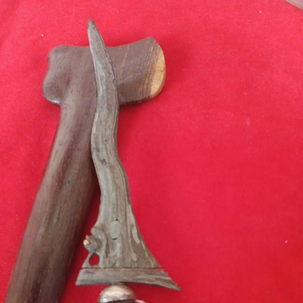 Keris Singo Barong Jimatan Luk 3 Pamor Tambal