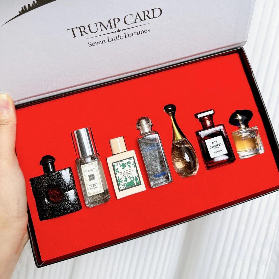 [100% Original]Seven Little Fortunes Sample Parfum Set/ Dior J'adore D'eau/ Gucci Bloom EDT/ Chanel 