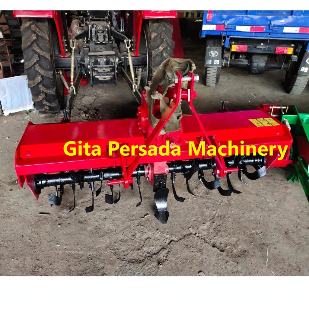 Rotary Tiller Traktor - Implement Traktor Rotary Tiller Lebar Kerja 140 cm Untuk Traktor 25 HP dan 3