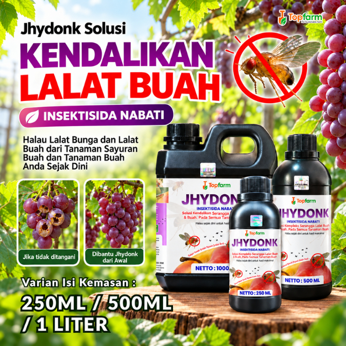 Obat Lalat Buah Topfarm / Obat Lalat Buah Anggur / Obat Lalat Bunga Dan Buah Anggur / Obat Hama Lala