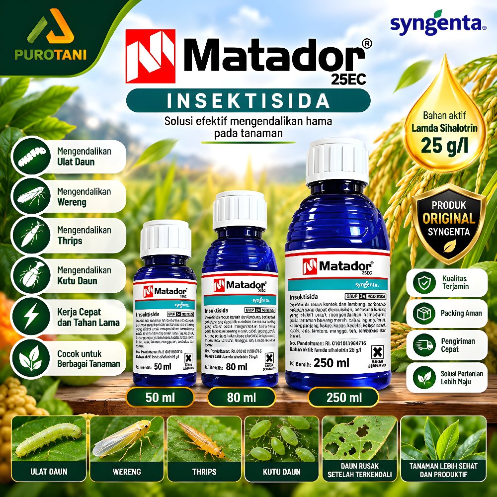 Insektisida  OBAT HAMA Tanaman Matador 25ec