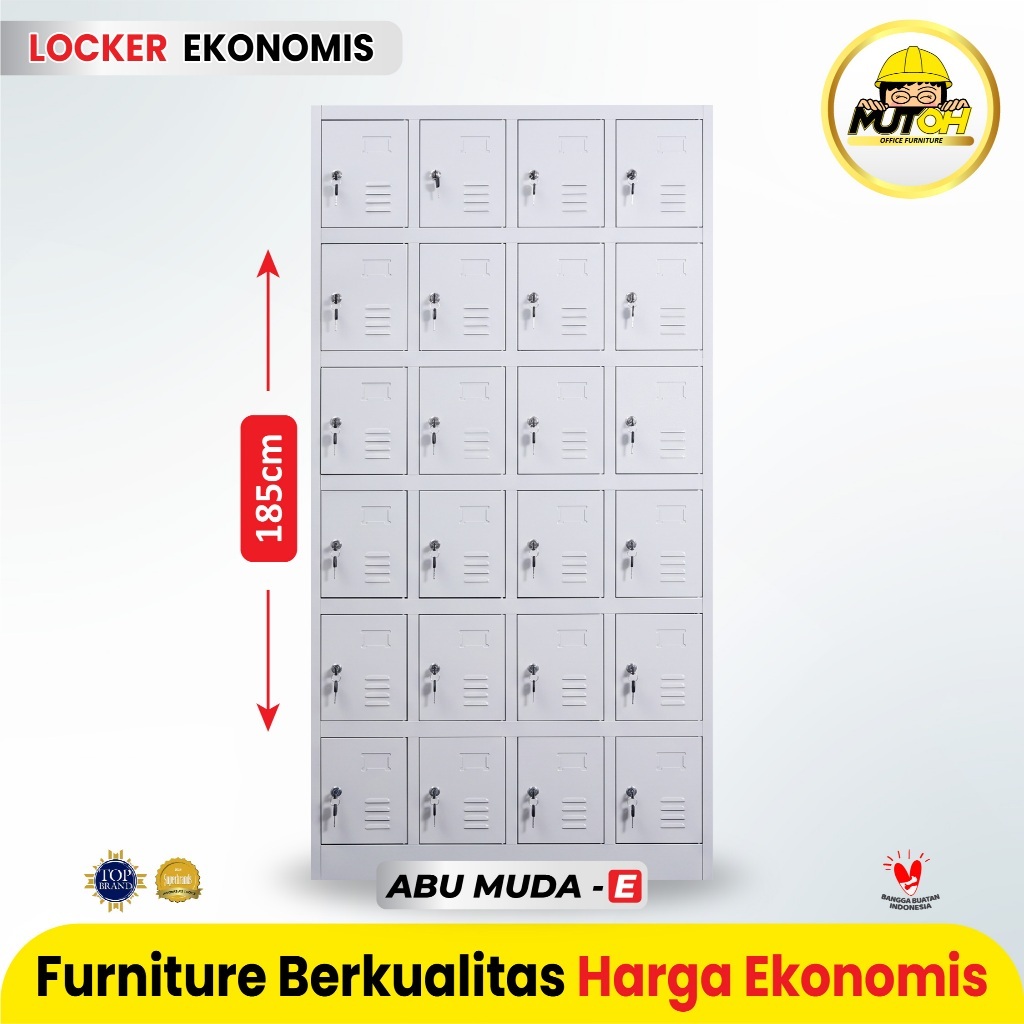 MUTOH-E ABU MUDA | LOKER LOCKER BESI 24 PINTU