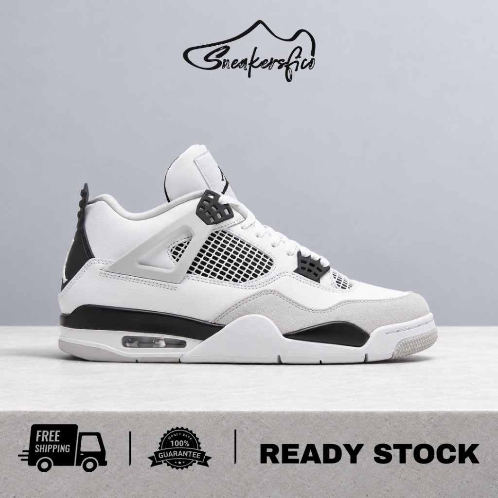 Air Jordan 4 Military Black White GS