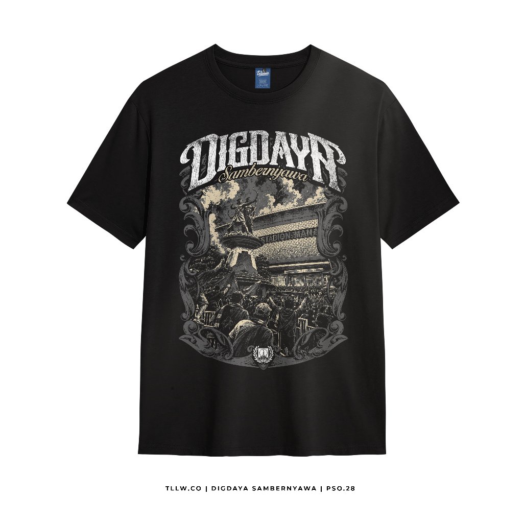 TLLW.CO - Digdaya Sambernyawa, Persis Solo Fanatic Football Tshirt Black 24