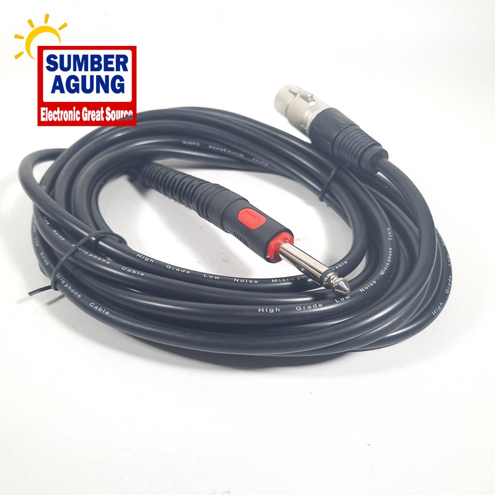 Canare Kabel Mic Jadi Panjang 5M Kabel Mic Original Berkualitas