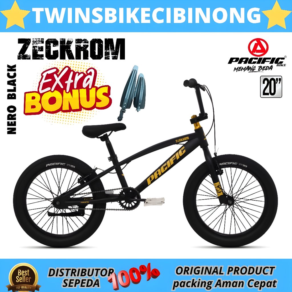 Sepeda Bmx 20 Pacific Zeckrom