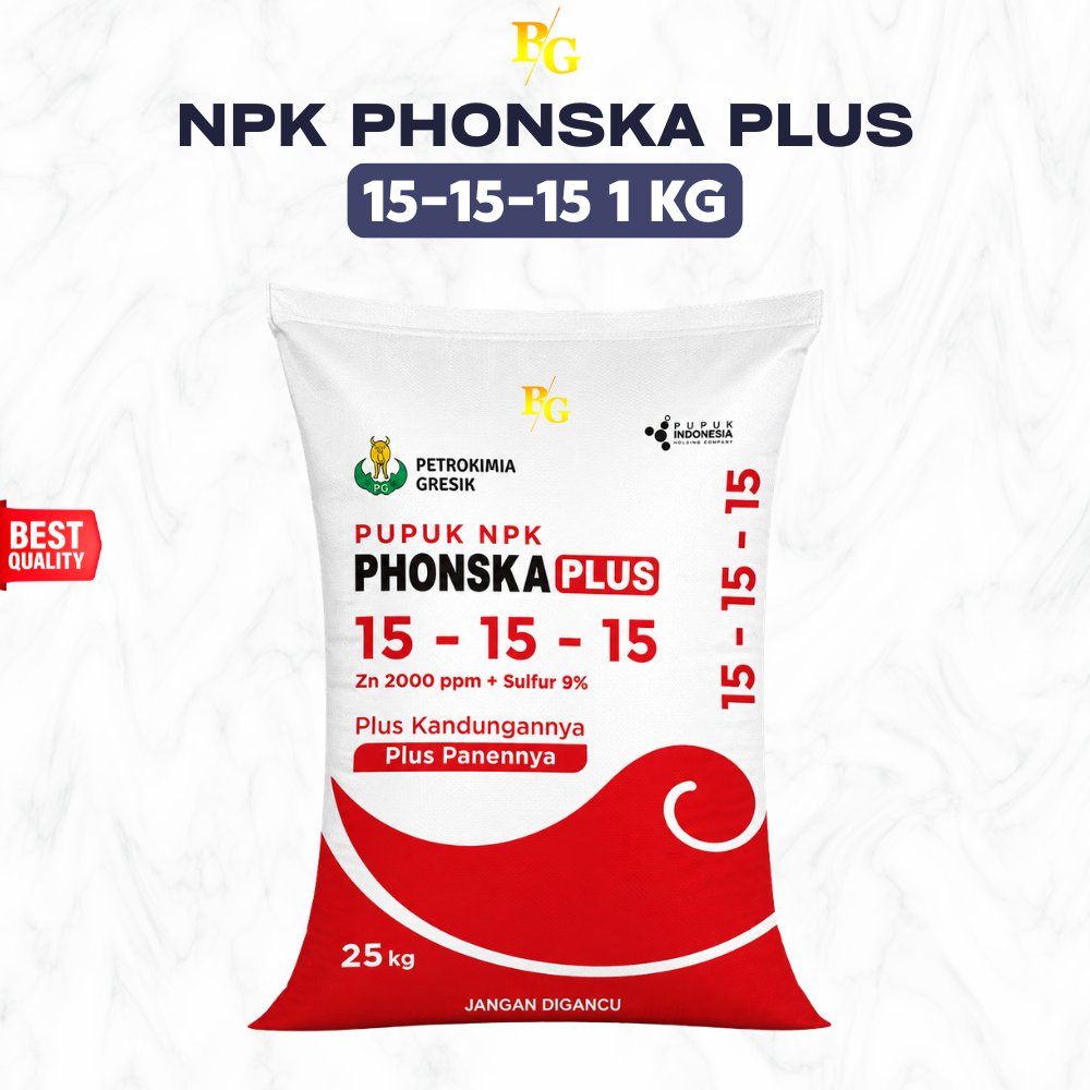 Pupuk Phonska Plus NPK 15-15-15 1KG untuk Tanaman Pertanian