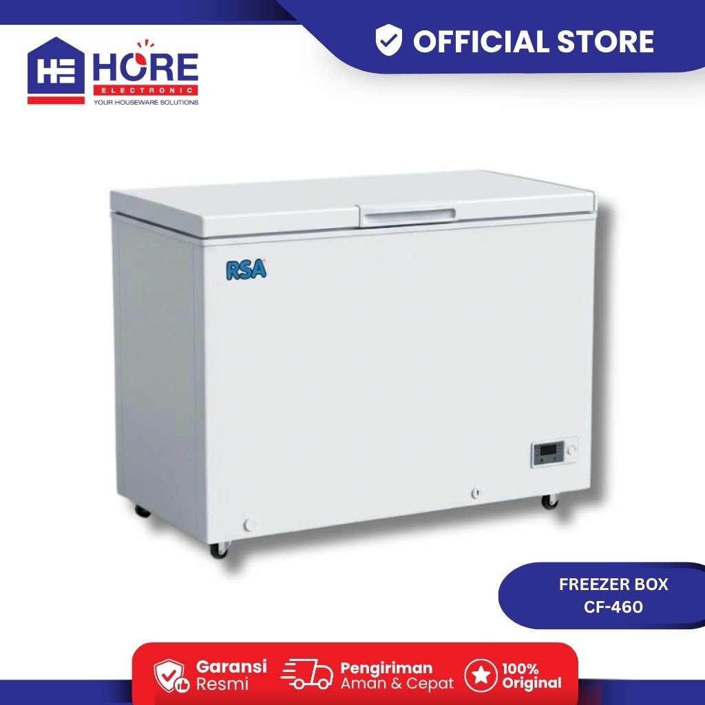 RSA FREEZER BOX CHEST FREEZER CF 460 KAPASITAS 400 LITER