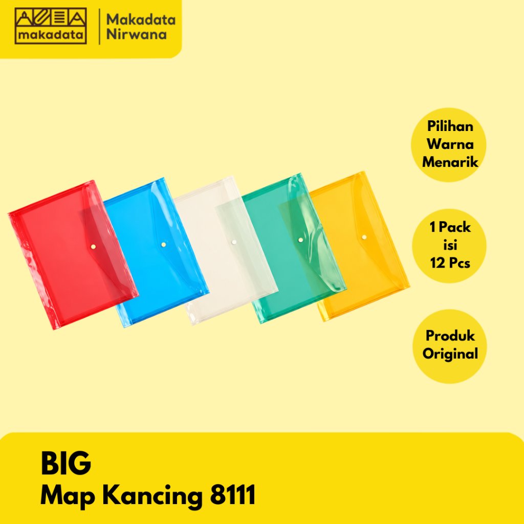 BIG MAP KANCING PLASTIK 8111 F4 (1 PACK)