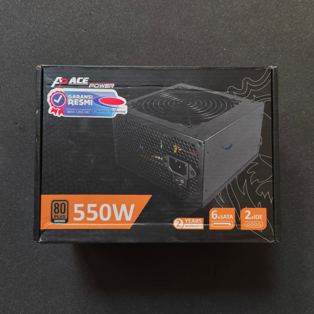ACE POWER 550W PSU 80+ Bronze Box