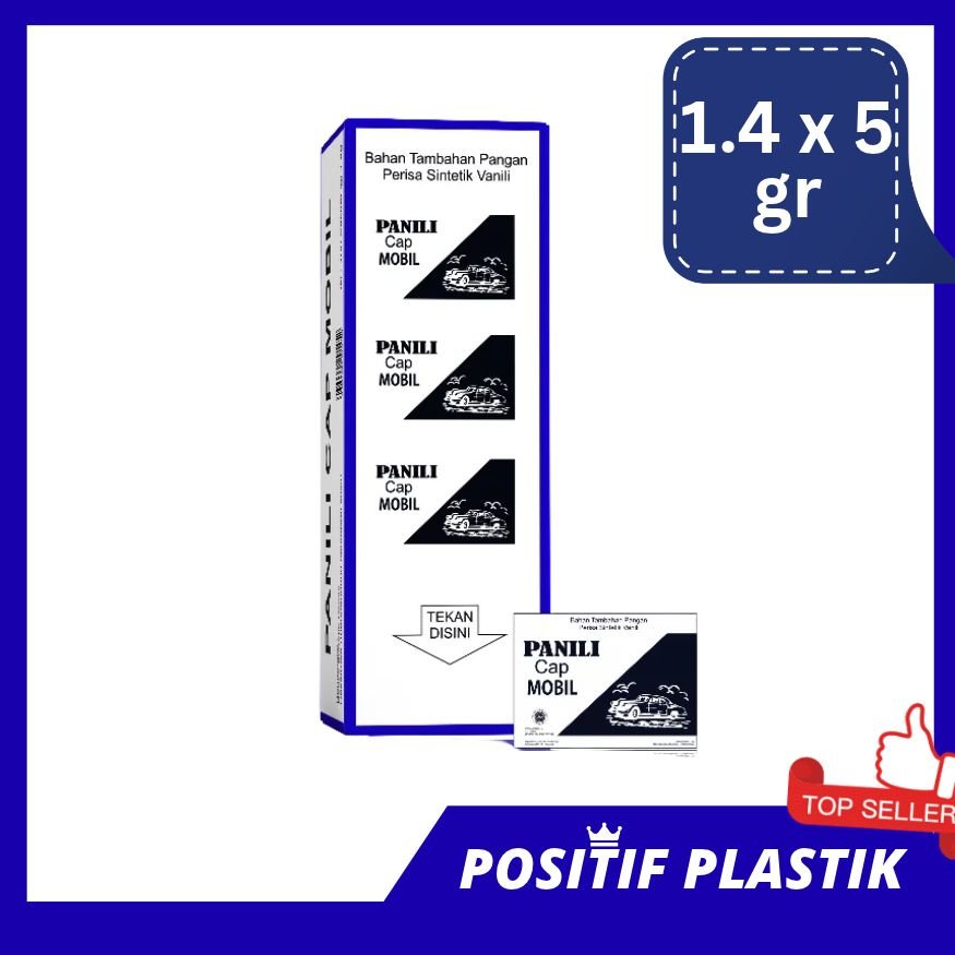 [TERMURAH] Vanilli Bubuk - Vanila Bubuk - Panili Cap Mobil 1.4gr isi 5 pcs