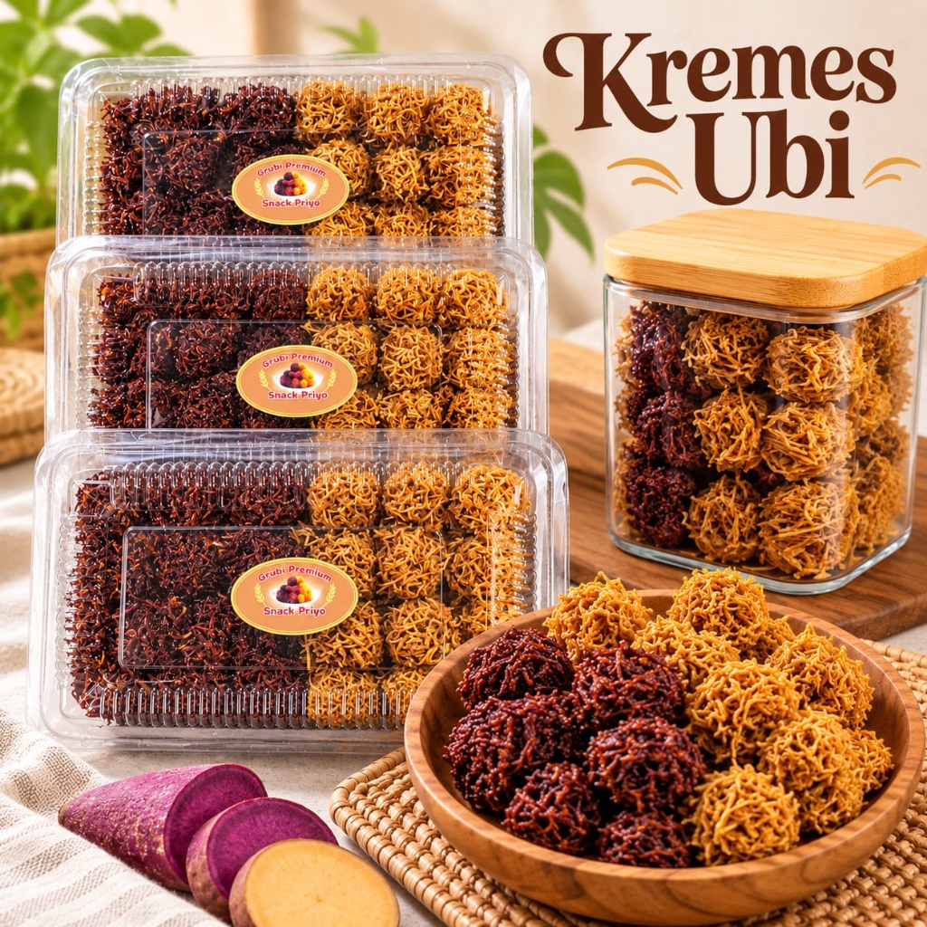KREMES Ubi / Ubi Kremes Gula Jawa - 1 pack