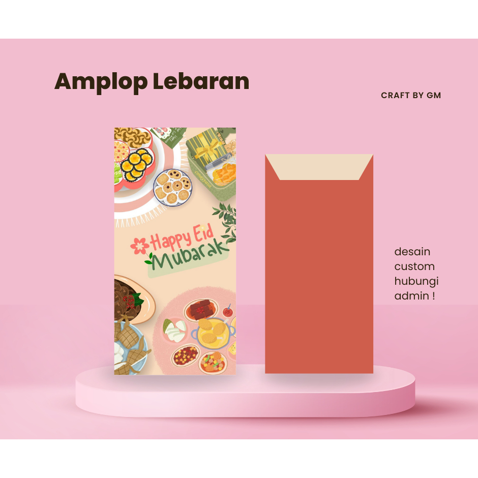 

007 | Amplop Lebaran | Angpau Lebaran Aestetic | Bisa Custom