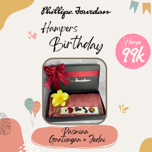 

Phillipe Jourdan Kado Ulang Tahun Wanita Pasmina (Random)