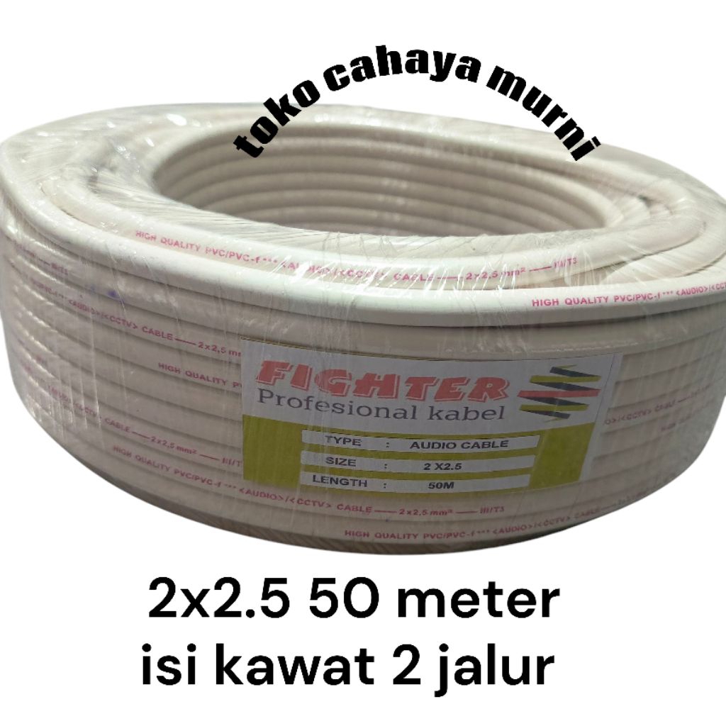 Kabel listrik NYM 2x2.5 50 meter